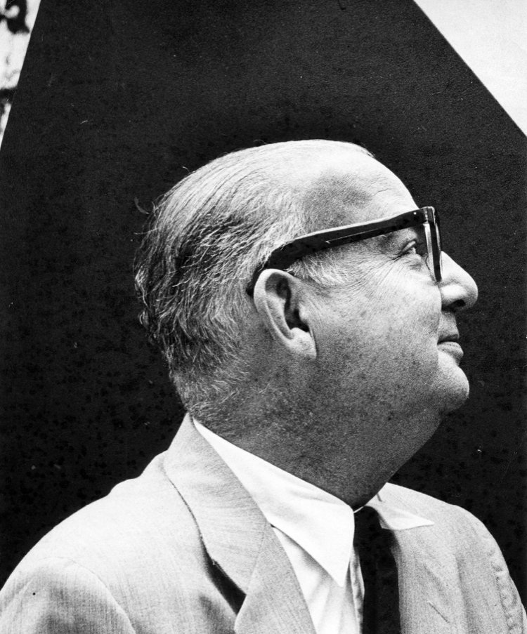 Retrato fotográfico de Carlos Raúl Villanueva por Paolo Gasparini, 1957